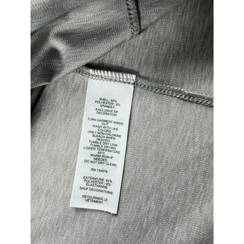 Vineyard‎ Vines XL Mens Performance Quarter Zip Pullover Gray Long Sleeve